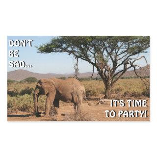 Elephant at Samburu National Reserve Sticker