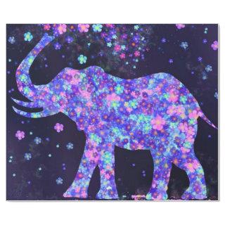 Elephant Flowers - Add Your Picture / Text / Name