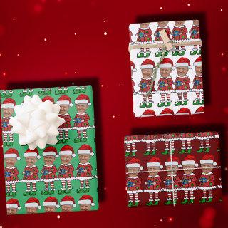 Elf Custom Face photo Elf Christmas Funny Trump   Sheets
