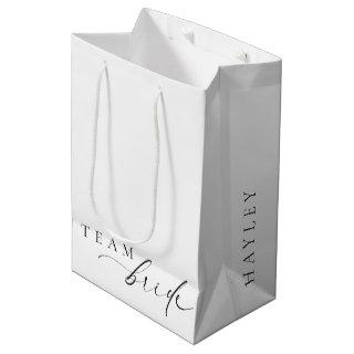 Ellesmere Minimalist Wedding Team Bride Medium Gif Medium Gift Bag