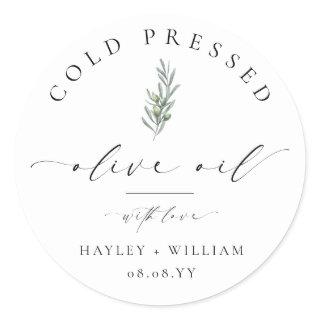 Ellesmere Olive Oil Classic Round Sticker