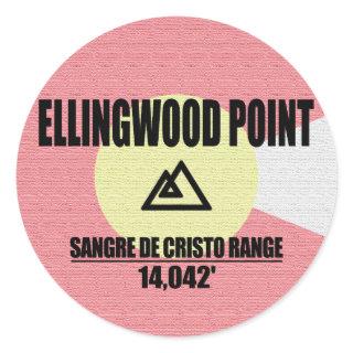 Ellingwood Point Classic Round Sticker