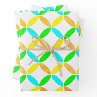 Ellipse Pattern Abstract Art  Sheets