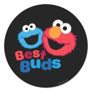 Elmo and Cookie Besties Classic Round Sticker