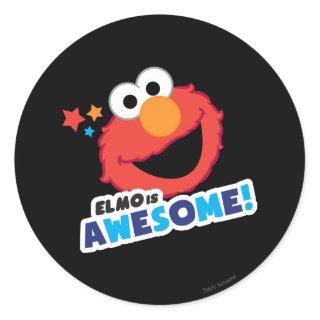 Elmo Awesome Classic Round Sticker