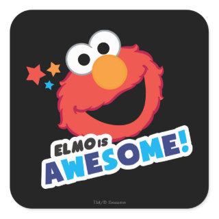 Elmo Awesome Square Sticker
