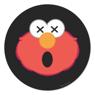 Elmo Dizzy Face Classic Round Sticker