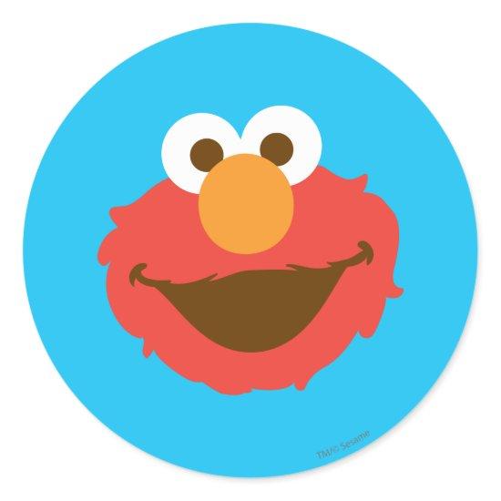 Elmo Face Classic Round Sticker
