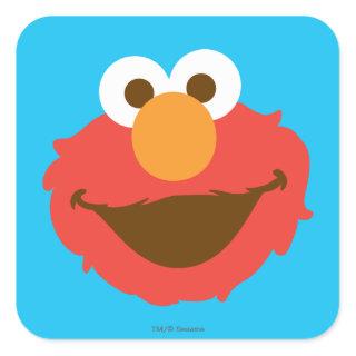 Elmo Face Square Sticker