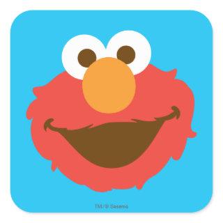 Elmo Face Square Sticker