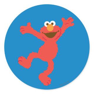 Elmo Happy Dancing Classic Round Sticker