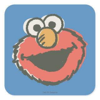 Elmo Retro Square Sticker