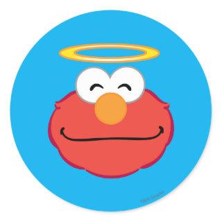 Elmo Smiling Face with Halo Classic Round Sticker