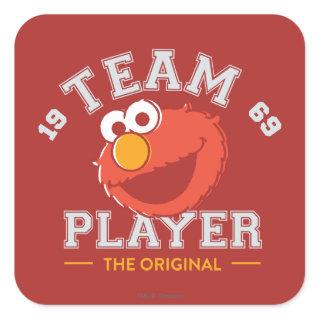 Elmo Team Player 1 Square Sticker