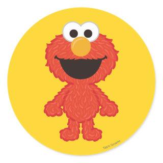 Elmo Wool Style Classic Round Sticker