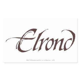 ELROND™ Name Solid Rectangular Sticker
