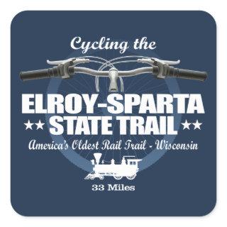Elroy-Sparta State Trail (H2) Square Sticker
