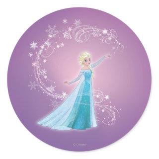Elsa | Love Thaws, Love Glows Classic Round Sticker
