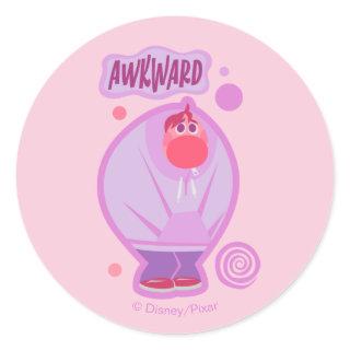 Embarrassment "Awkward" Classic Round Sticker