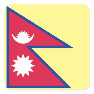 Emblem of Nepal Square Sticker