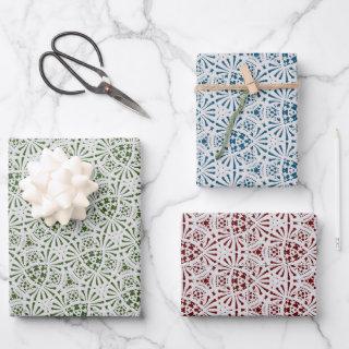 Embossed lace paper