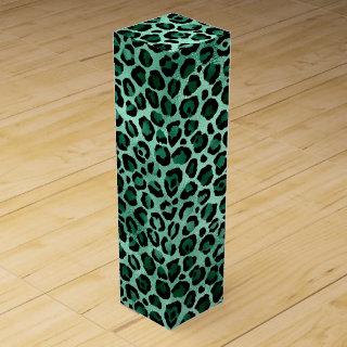 Emerald and Gold Safari Series Design 9 Wine Box