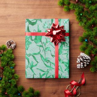 Emerald green on a sculpture texture backing