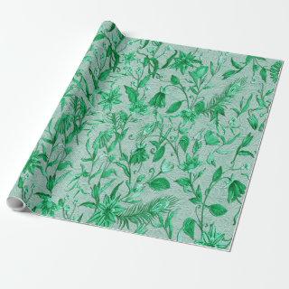 Emerald green on a sculpture texture backing
