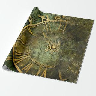 Emerald Green Rustic Steampunk Clock (12)