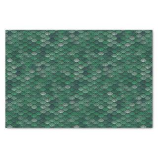 Emerald Green Snake Skin/Dinosaur Dragon Scale Tissue Paper