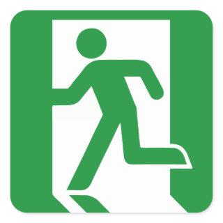 Emergency Exit Door Sticker