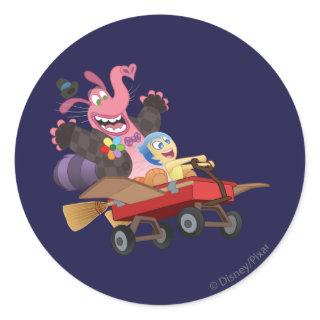 Emotional Roller Coaster Classic Round Sticker