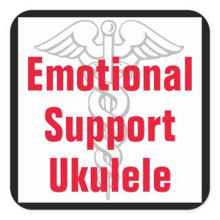 Emotional Support Ukulele - Funny Sticker