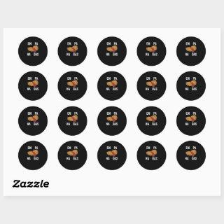 Empanadas Classic Round Sticker