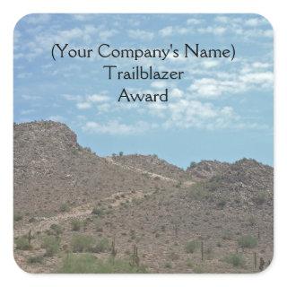 Employee Recognition Trailblazer Work Appreciation Square Sticker