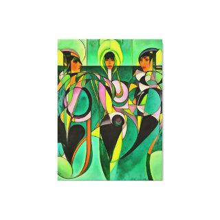 Empowerment Equals Equity Abstract Art Canvas Print