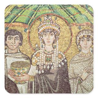 Empress Theodora Square Sticker