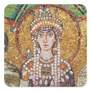 Empress Theodora Square Sticker