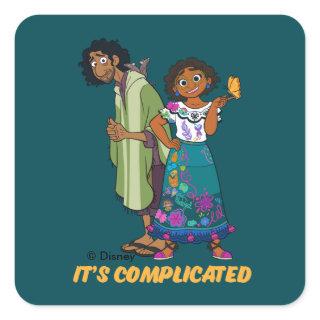 Encanto | Bruno & Mirabel - It's Complicated Square Sticker