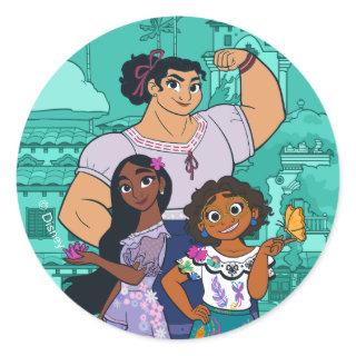 Encanto | Luisa, Isabela, & Mirabel Classic Round Sticker