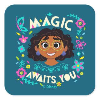 Encanto | Mirabel - Magic Awaits You Square Sticker
