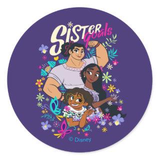 Encanto | Sister Goals Classic Round Sticker