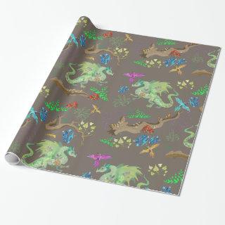 Enchanted Forest Dragon Pattern
