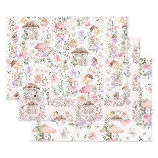 Enchanted Forest Fairies Birthday Garden Tea Party  Sheets