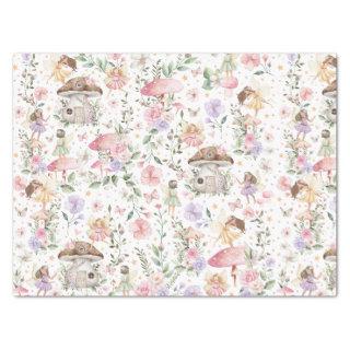 Enchanted Forest Fairy Floral Garden Tea Party Tissue Paper