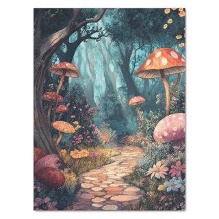 Enchanted Forest Path Through Wonderland Tissue Paper