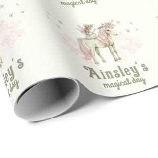 Enchanted Unicorn and Fairy Personalized Birthday