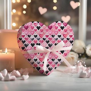 Enchanting Watercolor Hearts | Polka Dots Pattern