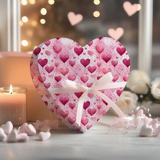 Enchanting Watercolor Hearts | Polka Dots Pattern