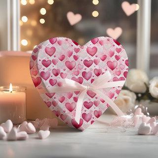 Enchanting Watercolor Hearts | Polka Dots Pattern